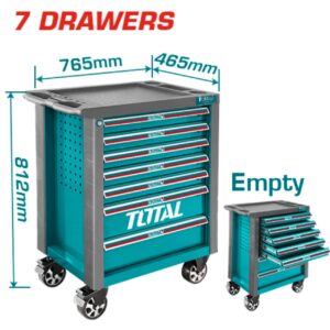 Cart, Tool, 7 Drawers, Total - Image 3