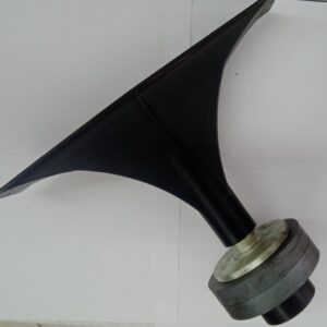 Horn, Speaker, Tweeter, 3½" x 15", w/ Metal Threading & Driver - Image 1