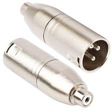 RCA Jack to 3-Pin XLR Male Adapter, SKY