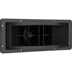 Horn, Speaker, Tweeter, 4'' x 10 ¼", w/ Plastic Driver - Image 1