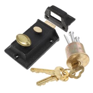 Lock, Deadbolt, Vintage Door, Double Safety