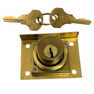 2" Drawer Lock – Furniture Cam Lock for Cabinet & Desk Drawers