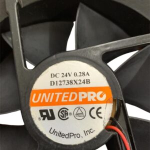 D12738X24B DC Brushless Cooling Fan – 24 VDC, 0.28 A, 5" (120 mm) Axial Fan - Image 4