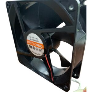 D12738X24B DC Brushless Cooling Fan – 24 VDC, 0.28 A, 5" (120 mm) Axial Fan
