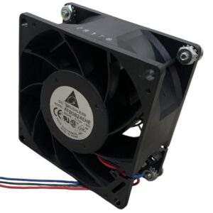 Delta FFB0824EHE DC Brushless Cooling Fan – 24 VDC, 0.75 A, 3" (80 mm) High-Speed Fan