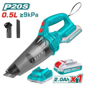 Vacuum Cleaner, Cordless, 20v, w/ 2A Battery + Charger, Total