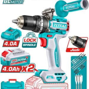 Drill, Impact, Cordless, 20v, 96Nm, 2pc 4A Batteries, Total - Image 2