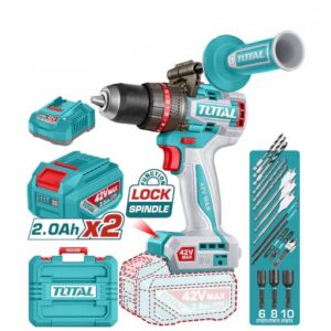 Drill, Impact, Cordless, 42v, 99Nm, 2pc 2A Batteries, Total