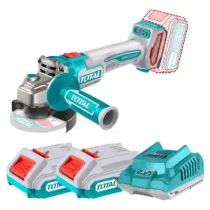 Angle Grinder, 4½, Cordless, 1080w, 42v,  2pc 2A Batteries + Charger, Total