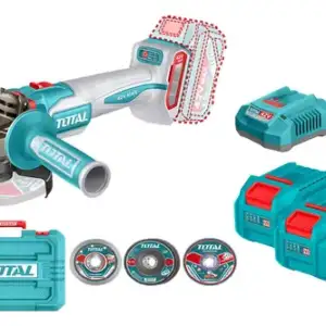 Angle Grinder, 4½, Cordless, 1280w, 42v,  2pc 2.5A Batteries + Charger, Total