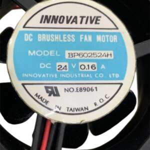 Innovative BP602524H DC Brushless Cooling Fan – 24 VDC, 0.16 A, 2.25" Axial Fan - Image 4