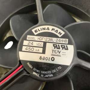 Elina HDF123BL-24H-HB DC Cooling Fan – 24 VDC, 450 mA, 4.5" Brushless Axial Fan - Image 4