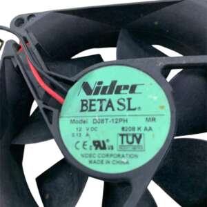 Nidec Beta SL D08T-12PH DC Cooling Fan – 12 VDC, 0.22/0.13 A, 3" 7-Blade Brushless Fan - Image 4