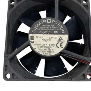 Comair Rotron  DC Cooling Fan – 24 VDC, 0.09 A, 2.20 W, 3" Brushless Axial Fan - Image 1