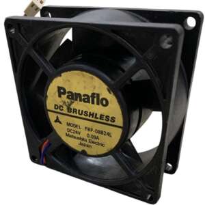 Panaflo FBP-08B24L DC Brushless Cooling Fan – 24 VDC, 0.09 A, 3" Axial Fan