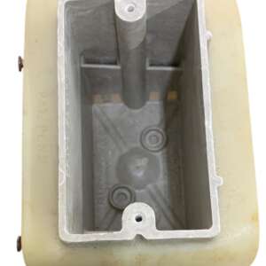 Fiberglass Single Gang Vapor Barrier Electrical Box – 2" × 4", Reinforced Thermoset Polyester