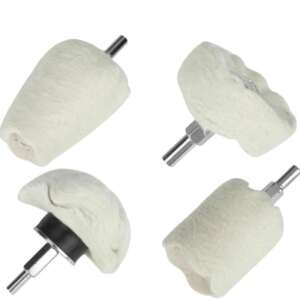 BNF Polishing & Buffing Wheel Set for Drill – 1/4" Hex Shaft Attachment Kit