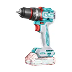 Drill, Impact, Cordless, 20v, 55Nm, 2pc 2A Batteries, Total