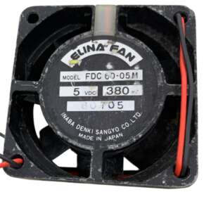 Elina FDC60-05M Brushless DC Cooling Fan – 5 VDC, 380 mA, 2.25" Mini Axial Fan - Image 1