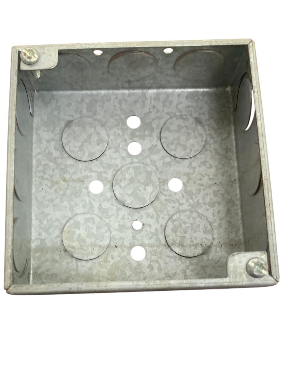 Box, Junction, Electrical, Metal, 4" × 4" - mayaselectronics.bz