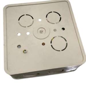 PVC Square Electrical Junction Box – 4" × 4" Utility Box - Image 3