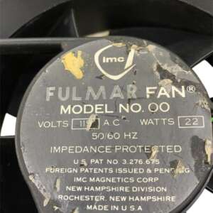 IMC Fulmar Model 00 AC Cooling Fan – 115 VAC, 50/60 Hz, 22 W, 6" Industrial Axial Fan - Image 3