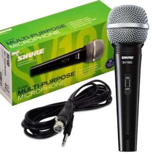 Microphone, Dynamic Cardioid, Multi-Purpose, SV100, Shure - Image 3