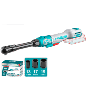 Ratchet, Cordless, Angle, Extended, 20v, 3/8'', 65Nm, Total