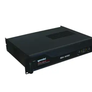 Power Amplifier, 2 Channel, 2 x 550W RMS at 4Ω, 1100W bridged, Gemini