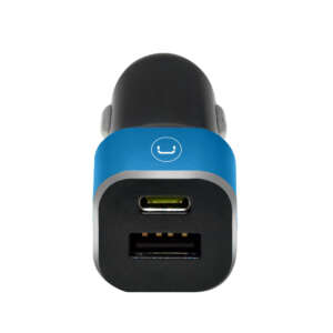 Charger, Car, 12v to Dual 5v, 3A, Type A + C, Unno Tekno - Image 2