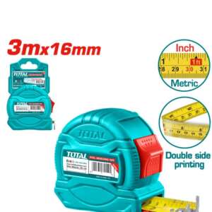 Tape Measure, Steel, 3m x 16mm, Total
