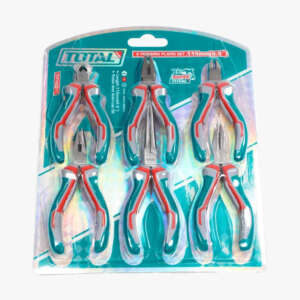 Plier Set, Mini, 4.5", 6pc, Total