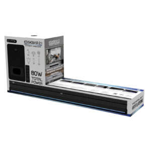 Speaker, Soundbar 40 + Subwoofer 40w, HDMI, Aux, 3.5mm, Optical, BT, USB, EdgeBar, Unno Tekno - Image 6