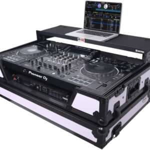 Flight Style Road Case For Pioneer DDJ-FLX10 DJ Controller,Black and White Finish - Image 3
