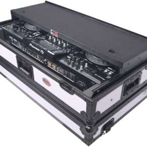 Flight Style Road Case For Pioneer DDJ-FLX10 DJ Controller,Black and White Finish - Image 4