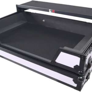 Flight Style Road Case For Pioneer DDJ-FLX10 DJ Controller,Black and White Finish