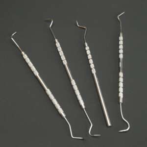 Dental Pick Set, Stainless Steel, 4-Piece, Pakistan