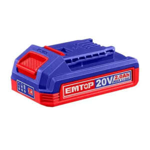 Battery, Lithium-ion, 20v, 2A, Emtop