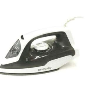 Iron, Steam, 1100w, Non-stick Base, Temp Control, Auto Shutoff, Gray, Nisato