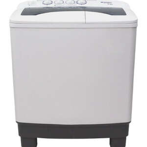 Washing Machine, 14KG, Semi-Automatic, Twin Tub, Inner Centrifuge Cover, White, Nisato - Image 1