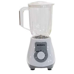 Blender, Electric, 1.5L, 5 Speed, Glass Jar, 450w, White, Nisato