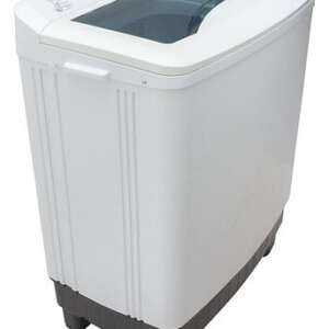 Washing Machine, 14KG, Semi-Automatic, Twin Tub, Inner Centrifuge Cover, White, Nisato - Image 2