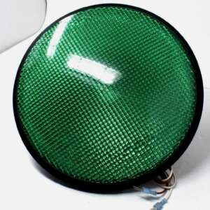 Signal Light, LED, Green, Circular, 12”, 120VAC, Dialight