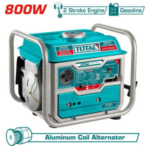 Generator, Gasoline, 800w, MIX THE FUEL WITH MINERAL OIL, TOTAL